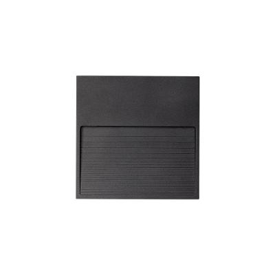 Balizador Stella Big Neu 2 De Sobrepor Led 3w Bivolt Preto - 3000k - Luz Amarela