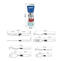 Jogo De Talheres 24 Peças Tramontina Ipanema 23399791 Vermelho - 5