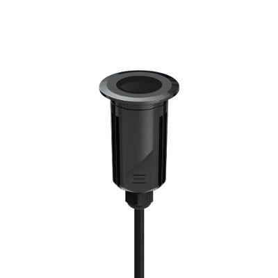 Embutido De Solo Led Stella S.ground 3w Com Caixa De Instalação Bivolt Preto 3000k Luz Amarela