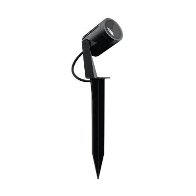 Espeto Para Jardim Stella S.ground Led 11,5w Bivolt Preto 3000k - Luz Amarela