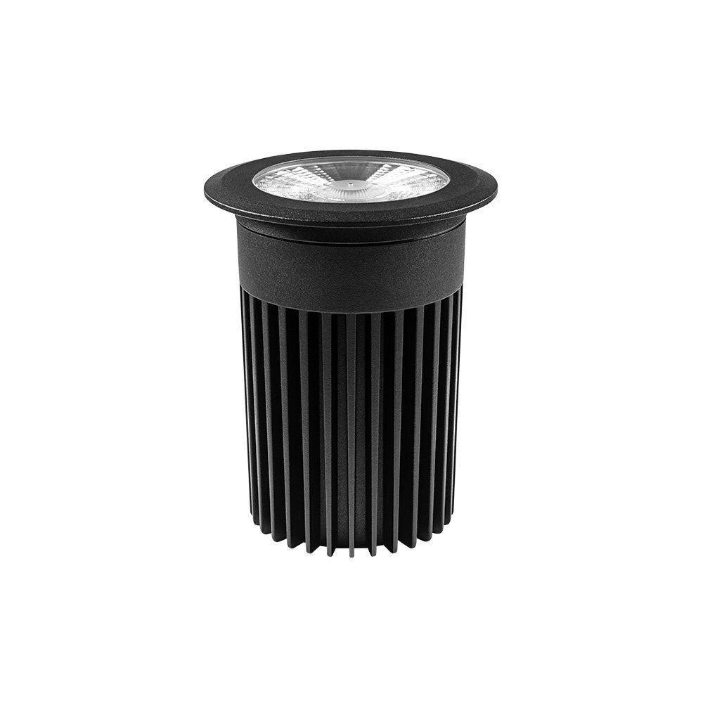 Embutido De Solo Led Stella Focco 18w Bivolt Preto 3000k Luz Amarela - 1