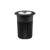 Embutido De Solo Led Stella Focco 18w Bivolt Preto 3000k Luz Amarela - 1