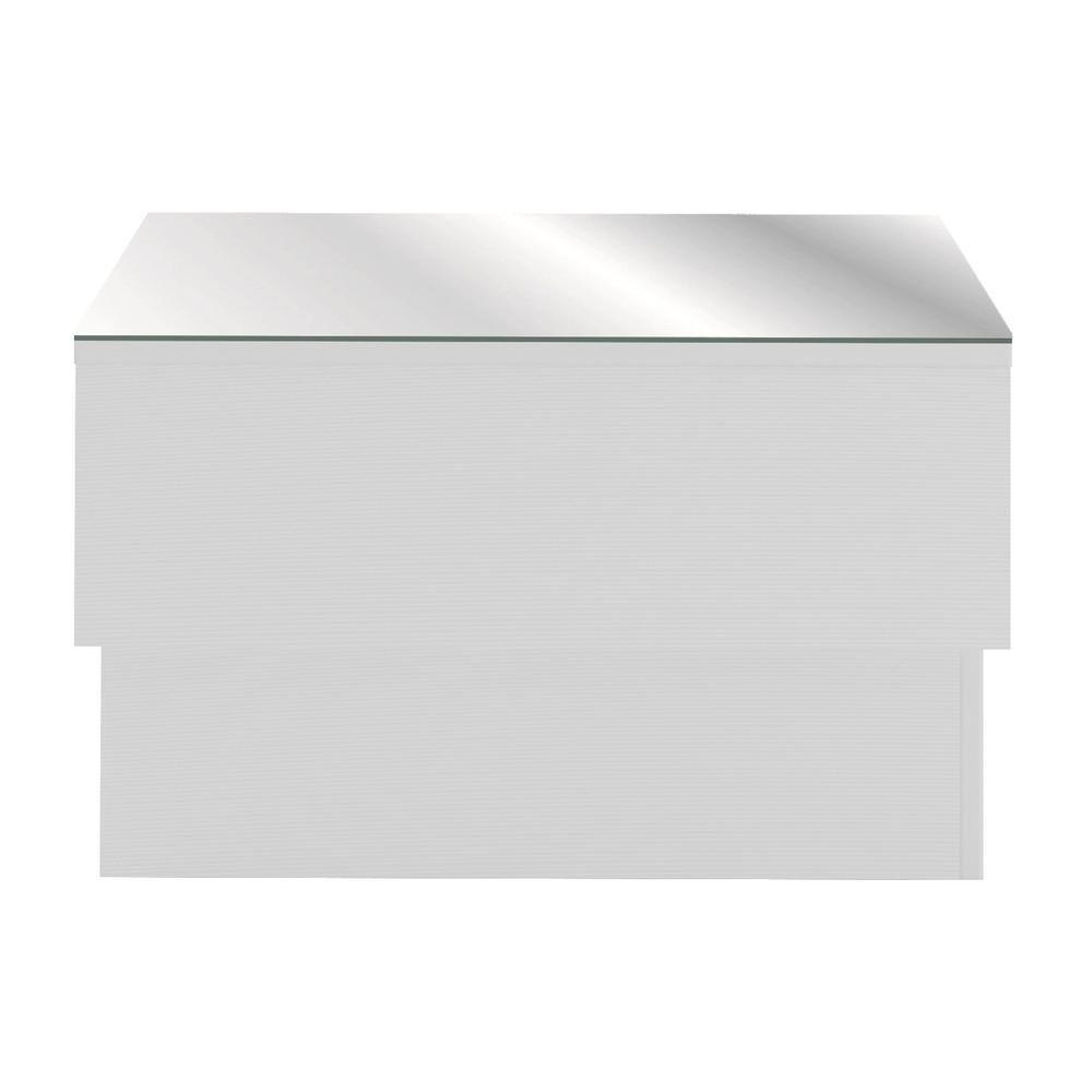 Mesa De Centro 60Cm Com Espelho Multimóveis Cr45151 Branca Branco - 2