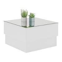 Mesa De Centro 60Cm Com Espelho Multimóveis Cr45151 Branca Branco - 9