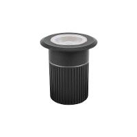 Embutido De Solo Led Stella Focco 10w Bivolt Preto 3000k Luz Amarela - 1