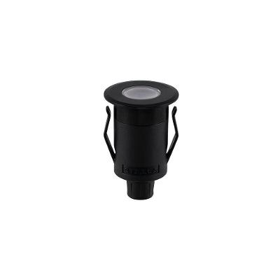 Balizador De Solo Led Stella Way Up 1w Bivolt Preto 3000k Luz Amarela Preto - 3000k - Luz Amarela