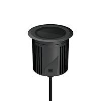 Embutido De Solo Led Stella S.ground 18,5w Com Caixa De Instalação Bivolt Preto 3000k Luz Amarela - 1