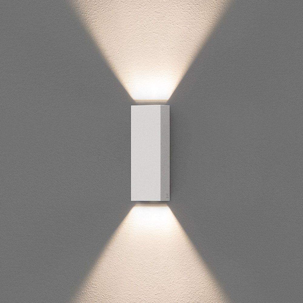 Arandela Stella Wall Mini Led 2 Fachos Abertos Ip65 5w Bivolt Branco - 3000k - Luz Amarela - 2