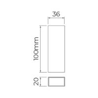 Arandela Stella Wall Mini Led 2 Fachos Abertos Ip65 5w Bivolt Branco - 3000k - Luz Amarela - 3