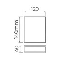 Arandela Stella Wall Plus Led 2 Fachos Abertos Ip65 10w Bivolt Branco - 3000k - Luz Amarela - 2