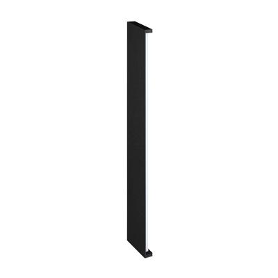 Arandela Stella Reflex Led 72cm Ip65 20w Bivolt Preto - 2700k - Luz Amarela