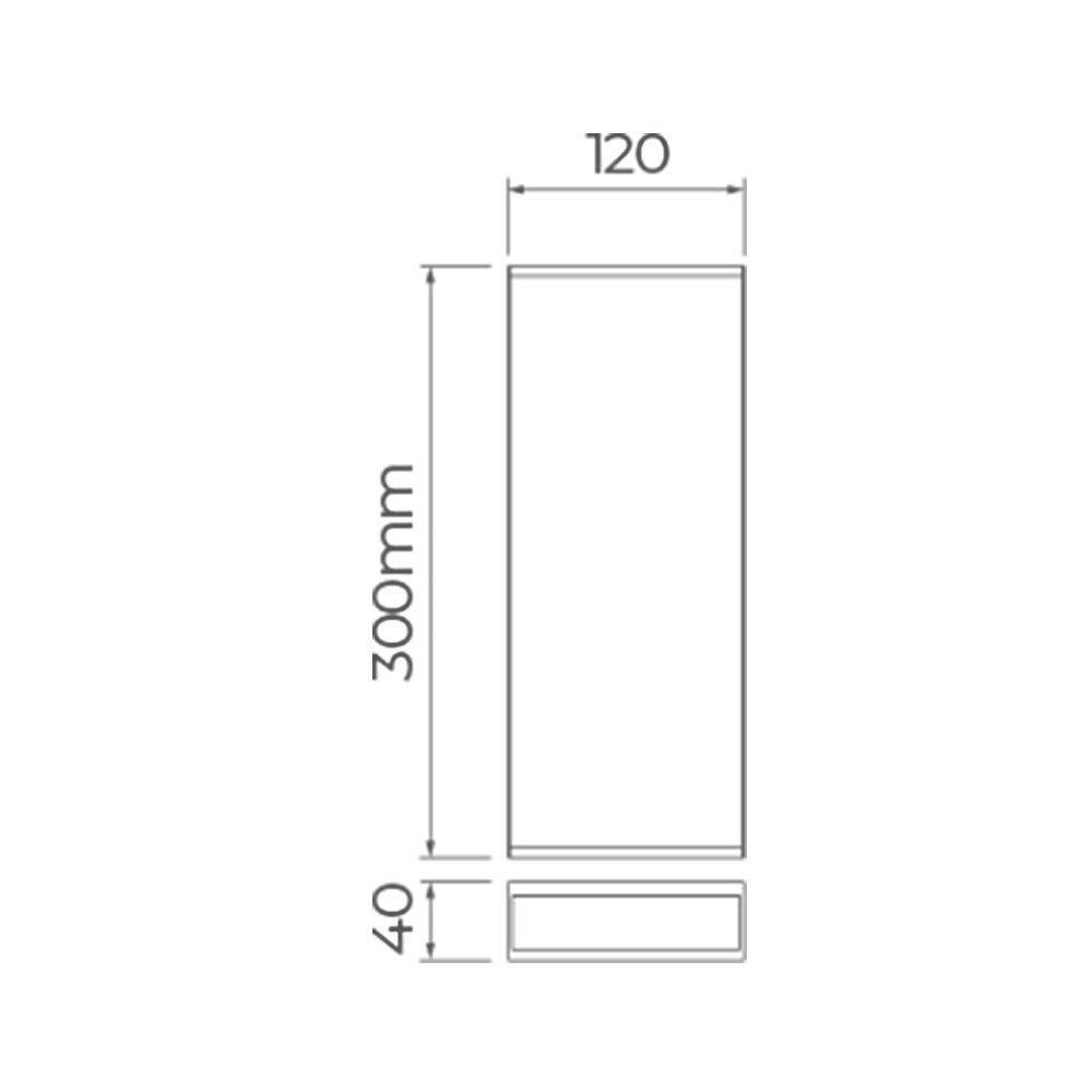 Arandela Stella Wall Max Led 2 Fachos Abertos Ip65 15w Bivolt Branco - 3000k - Luz Amarela - 2