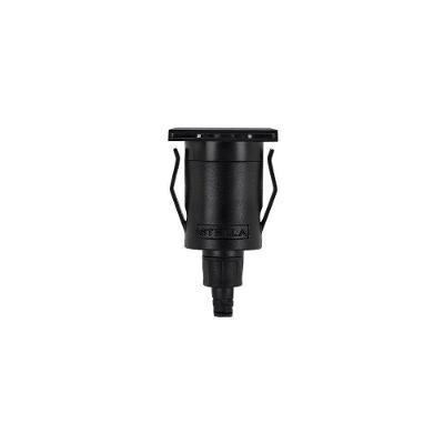 Balizador De Solo Led Stella Way Side 1 Facho 1,5w Bivolt Preto - 3000k - Luz Amarela