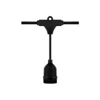 Cabo Porta-lâmpadas Hang Stella Para 8 Lâmpadas E27 5,5 Metros Bivolt - Preto - 2