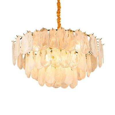 Lustre Pendente Nordecor Velle 2951 80cm Dourado Fosco E14 Bivolt Dourado