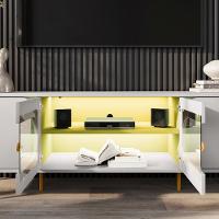 Rack Bancada Tv 75 Pol Organico 180 Cm Juquehy Off White Pistache Bechara Off White Pistache - 5