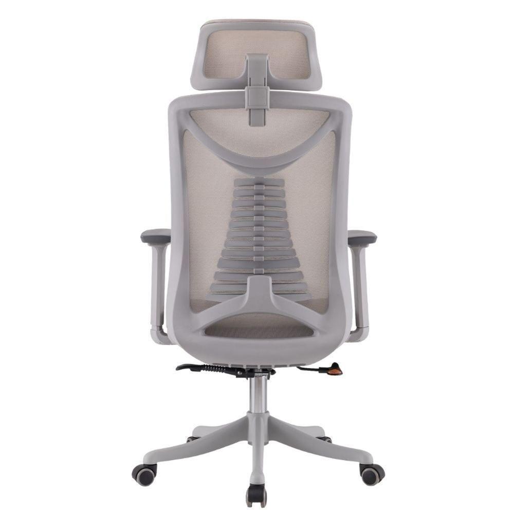 Cadeira Escritório Nr-17 Giratória Presidente Vancouver Fratini Tela Mesh Cinza Base Rodízio Cinza - 5