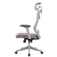 Cadeira Escritório Nr-17 Giratória Presidente Vancouver Fratini Tela Mesh Cinza Base Rodízio Cinza - 3