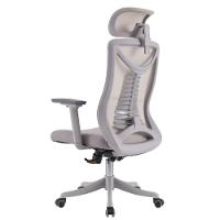 Cadeira Escritório Nr-17 Giratória Presidente Vancouver Fratini Tela Mesh Cinza Base Rodízio Cinza - 6