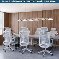 Cadeira Escritório Nr-17 Giratória Presidente Vancouver Fratini Tela Mesh Cinza Base Rodízio Cinza - 8