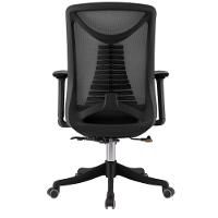 Cadeira Escritório Nr-17 Giratória Diretor Vancouver Fratini Tela Mesh Preta Base Rodízio Preto - 6