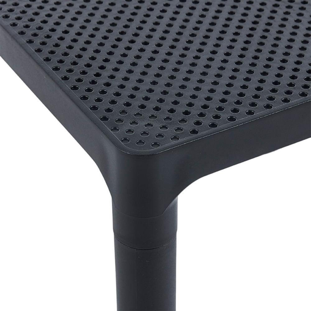 Mesa Apoio Quadrada Drops Rivatti 45,5cm Pp Preto C-uv - 2