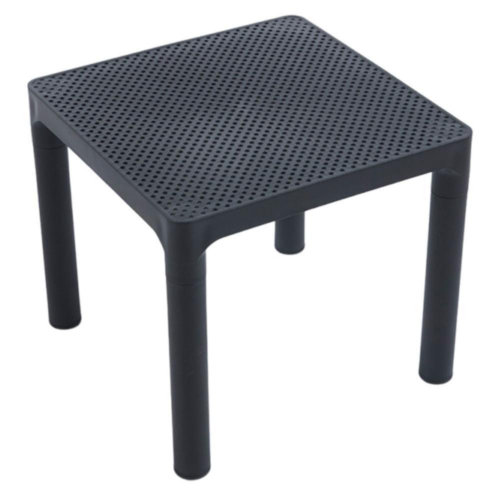 Mesa Apoio Quadrada Drops Rivatti 45,5cm Pp Preto C-uv - 5