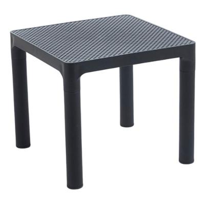 Mesa Apoio Quadrada Drops Rivatti 45,5cm Pp Preto C-uv