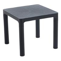 Mesa Apoio Quadrada Drops Rivatti 45,5cm Pp Preto C-uv - 1