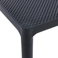 Mesa Apoio Quadrada Drops Rivatti 45,5cm Pp Preto C-uv - 2