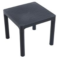 Mesa Apoio Quadrada Drops Rivatti 45,5cm Pp Preto C-uv - 5