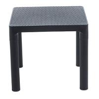 Mesa Apoio Quadrada Drops Rivatti 45,5cm Pp Preto C-uv - 6