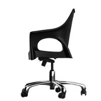 Cadeira De Escritorio Relic Im In (pp) Preto Base Cromado - 2
