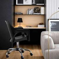 Cadeira De Escritorio Relic Im In (pp) Preto Base Cromado