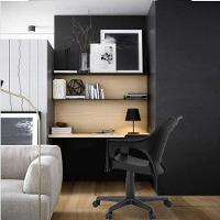 Cadeira De Escritorio Relic Im In (pp) Preto Base Preto