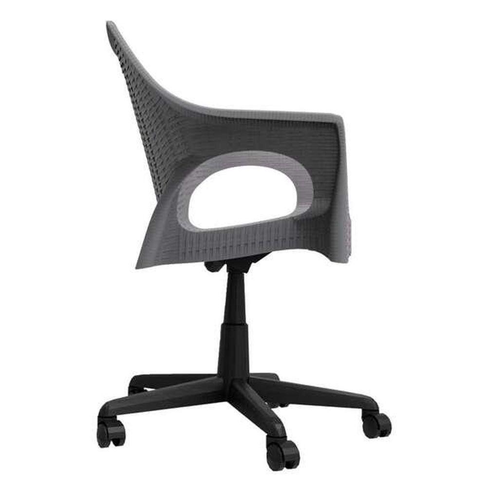 Cadeira De Escritorio Relic Im In (pp) Branco Base Cromado - 3