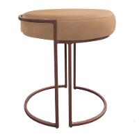 Kit 02 Puffs Love Suede Base Cobre DRossi Caramelo Sisal - 7