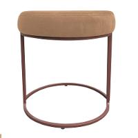 Kit 02 Puffs Love Suede Base Cobre DRossi Caramelo Sisal - 8