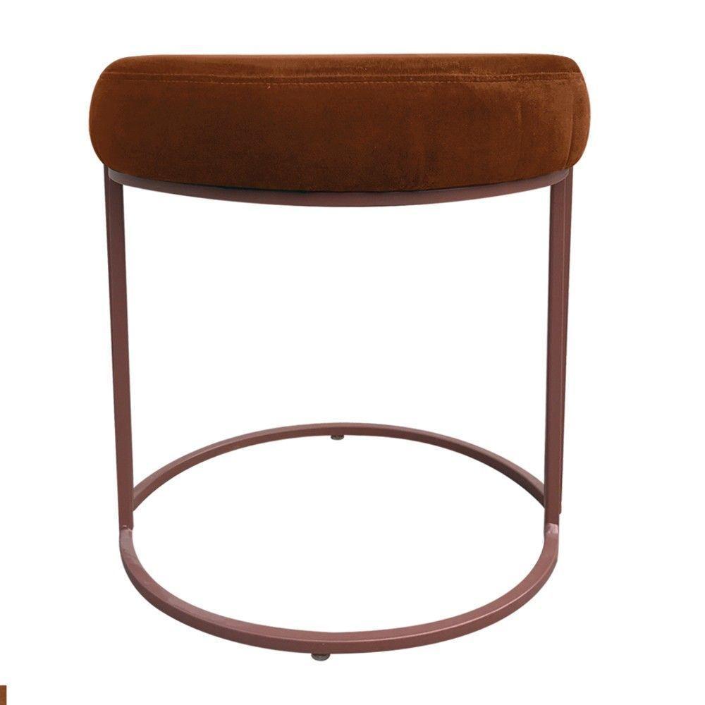 Kit 02 Puffs Love Suede Base Cobre DRossi Terra - 7