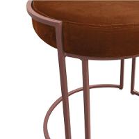 Kit 02 Puffs Love Suede Base Cobre DRossi Terra