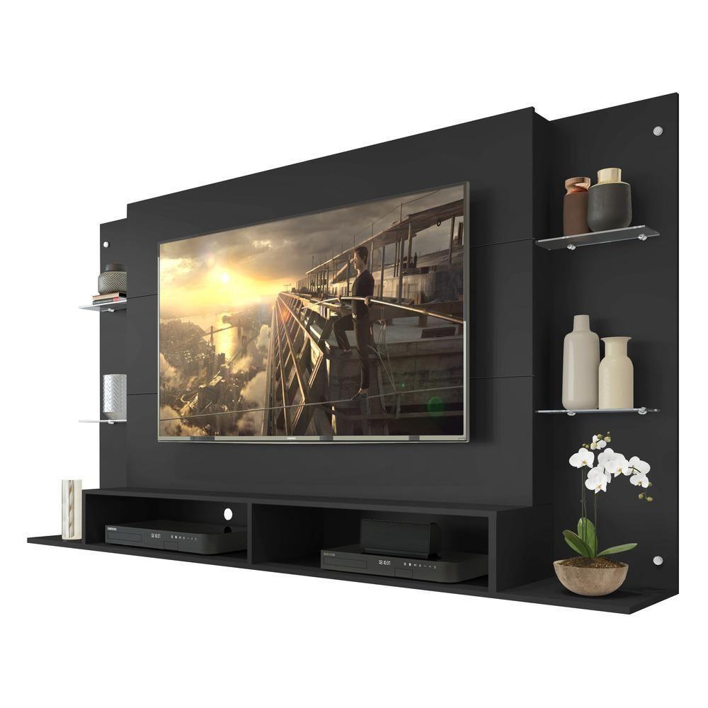 Painel Com Suporte Para Tv Até 60´´ Nairóbi Fg3071 Preto - 1