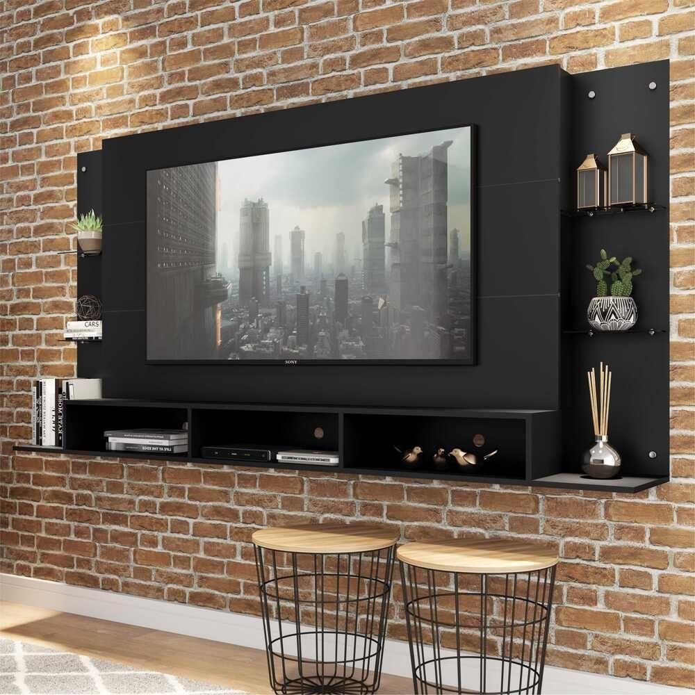 Painel Com Suporte Para Tv Até 65´´ Nairóbi Plus Fg3356 Preto - 6