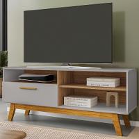 Rack Bancada Tv 55 Pol 136 Cm Paladio Off White Cinamomo Bechara - 2