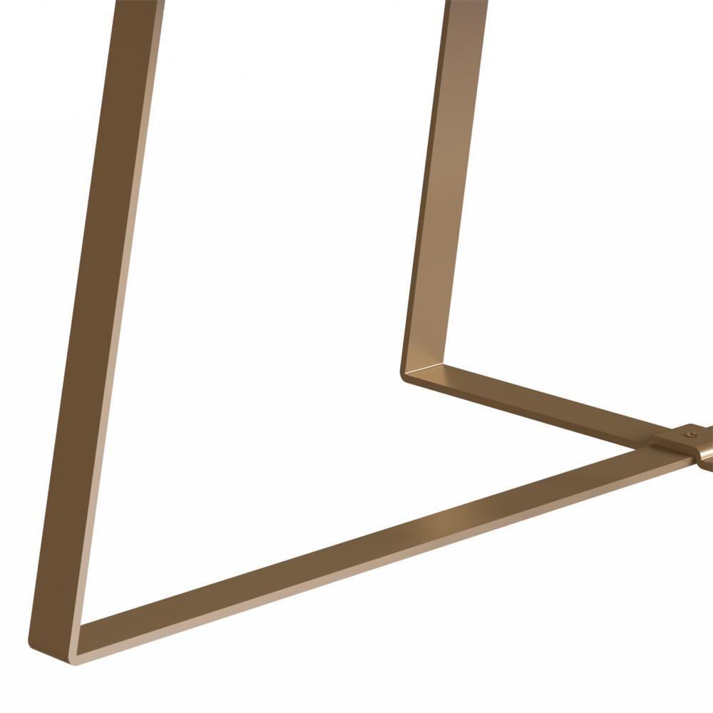 Mesa De Centro Para Sala De Estar 27947 Hanover Dourado Artesano - 6