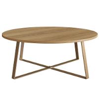 Mesa De Centro Para Sala De Estar 27947 Hanover Dourado Artesano - 1