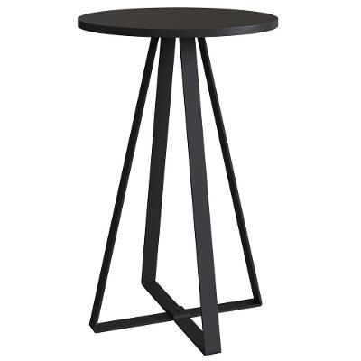 Mesa Lateral Para Sala De Estar 27939 Preto Artesano Preto