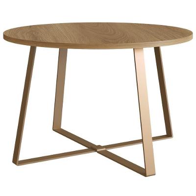 Mesa De Centro Para Sala De Estar 27948 Hanover Dourado Artesano