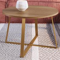 Mesa De Centro Para Sala De Estar 27948 Hanover Dourado Artesano - 2