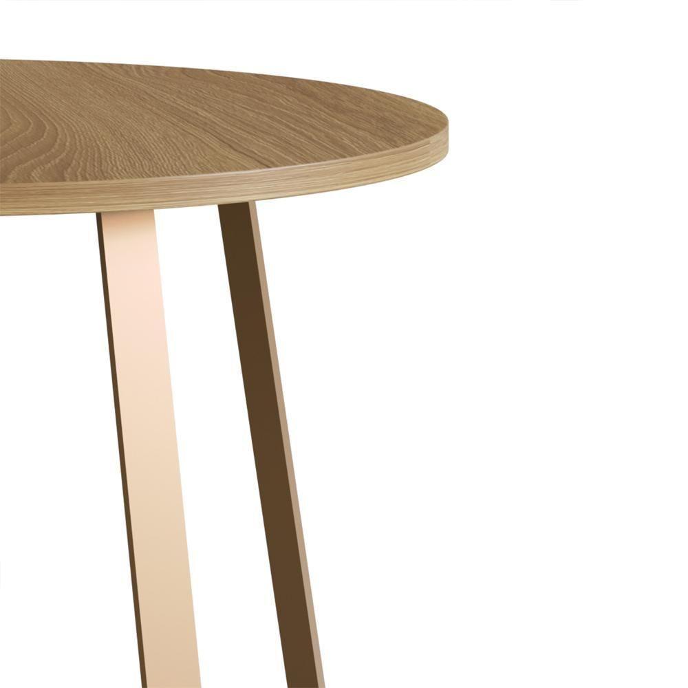 Mesa De Centro Para Sala De Estar 27941 Hanover Dourado Artesano - 6