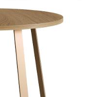 Mesa De Centro Para Sala De Estar 27941 Hanover Dourado Artesano - 6